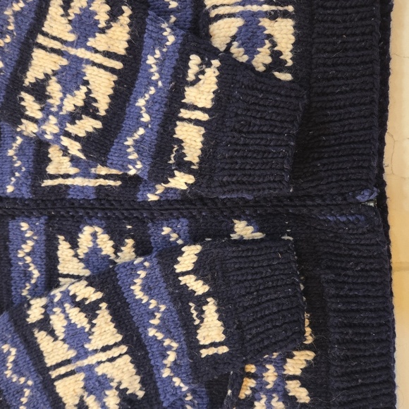 VTG Octavalo Native American Wool Full Zip Cardigan Sweater Jacket Size Small - Picture 2 of 10